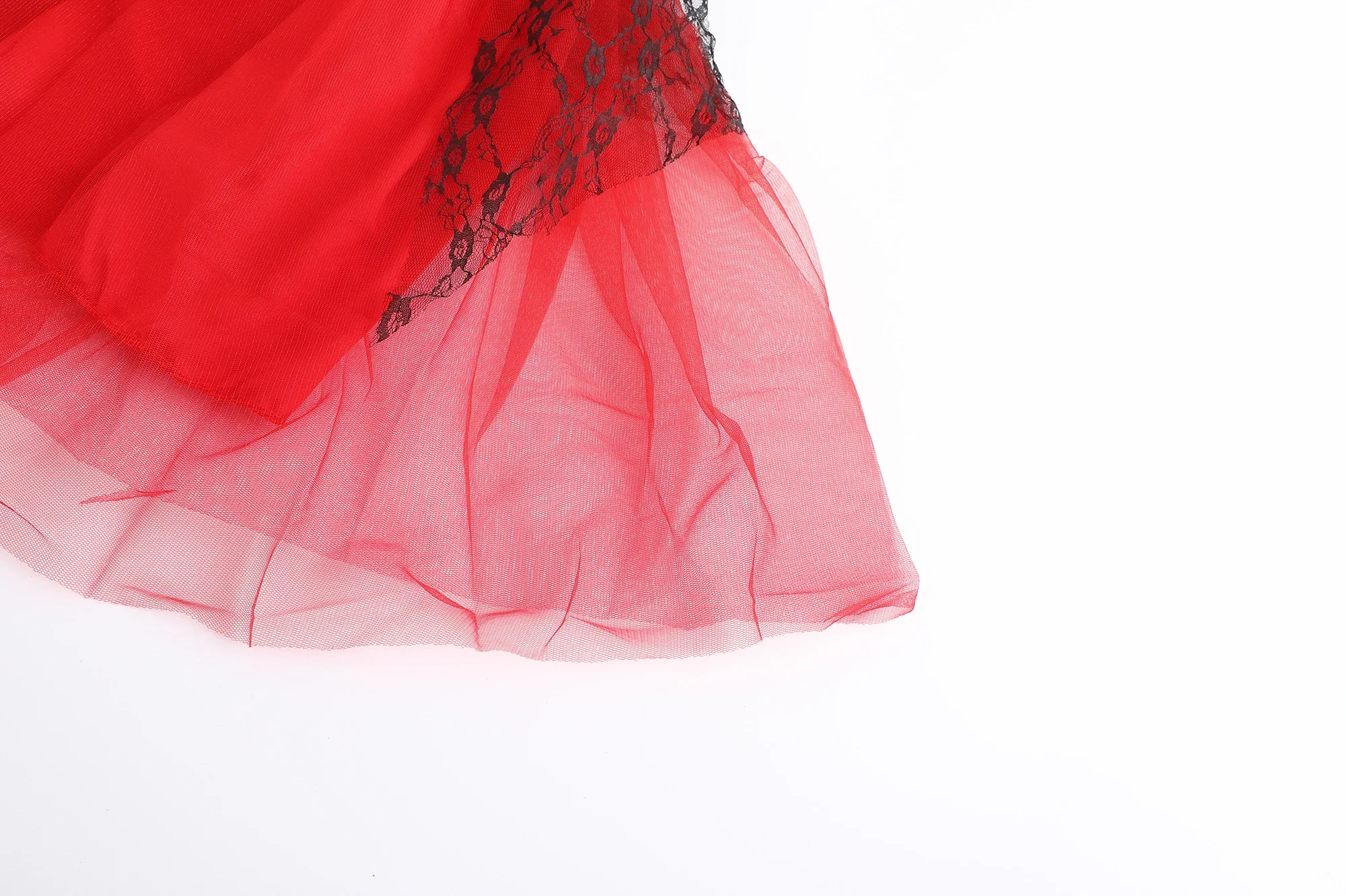 2026 Halloween Mädchen Cosplay Geisterbraut Vampir Netz-Kostüm Kinder Prinzessinnenkleid Aufführung Schwarze Abendkleidung Anzüge – Detail 7