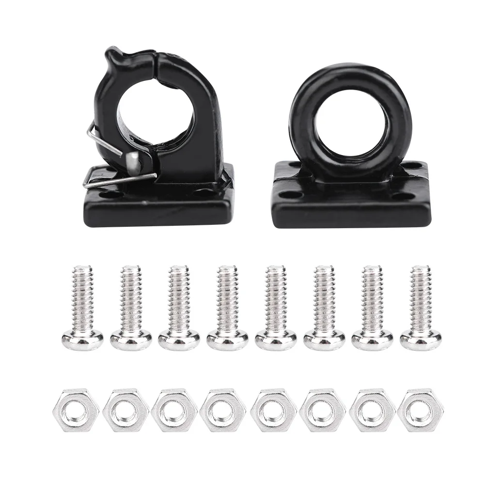Jeu de supports de manille de verrouillage de remorquage de Simulation pour voiture Axial SCX10 TAMIYA CC01 D90 D110 TF2 RC