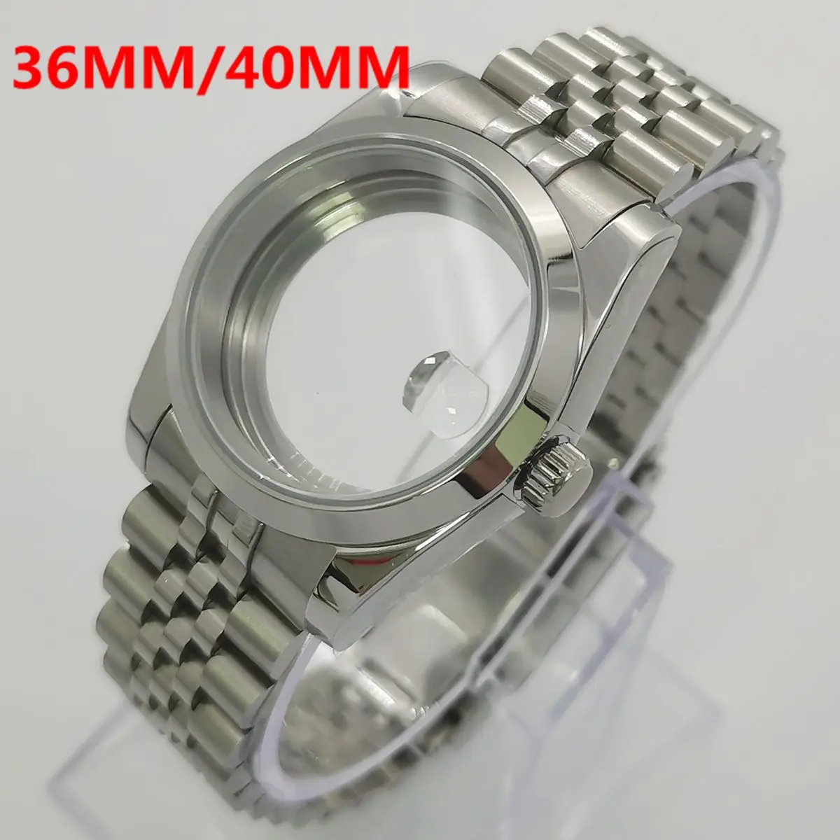 Waterproof Sapphire watch Case 36mm/40mm Jubilee/Oyster Strap fit NH35 NH36 NH34 ETA2824 2836 DG2813/3804 Miyota 8215 movement