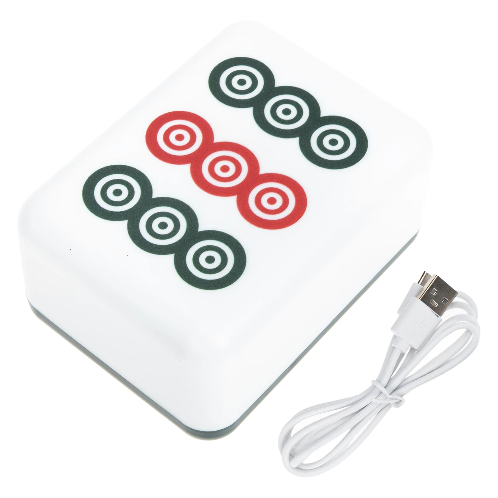 

Creative Led Mahjong Night Light Eye-Caring Small Portable Desktop Lamp For Home Bedroom Mahjong-Shaped Decorative Light Long