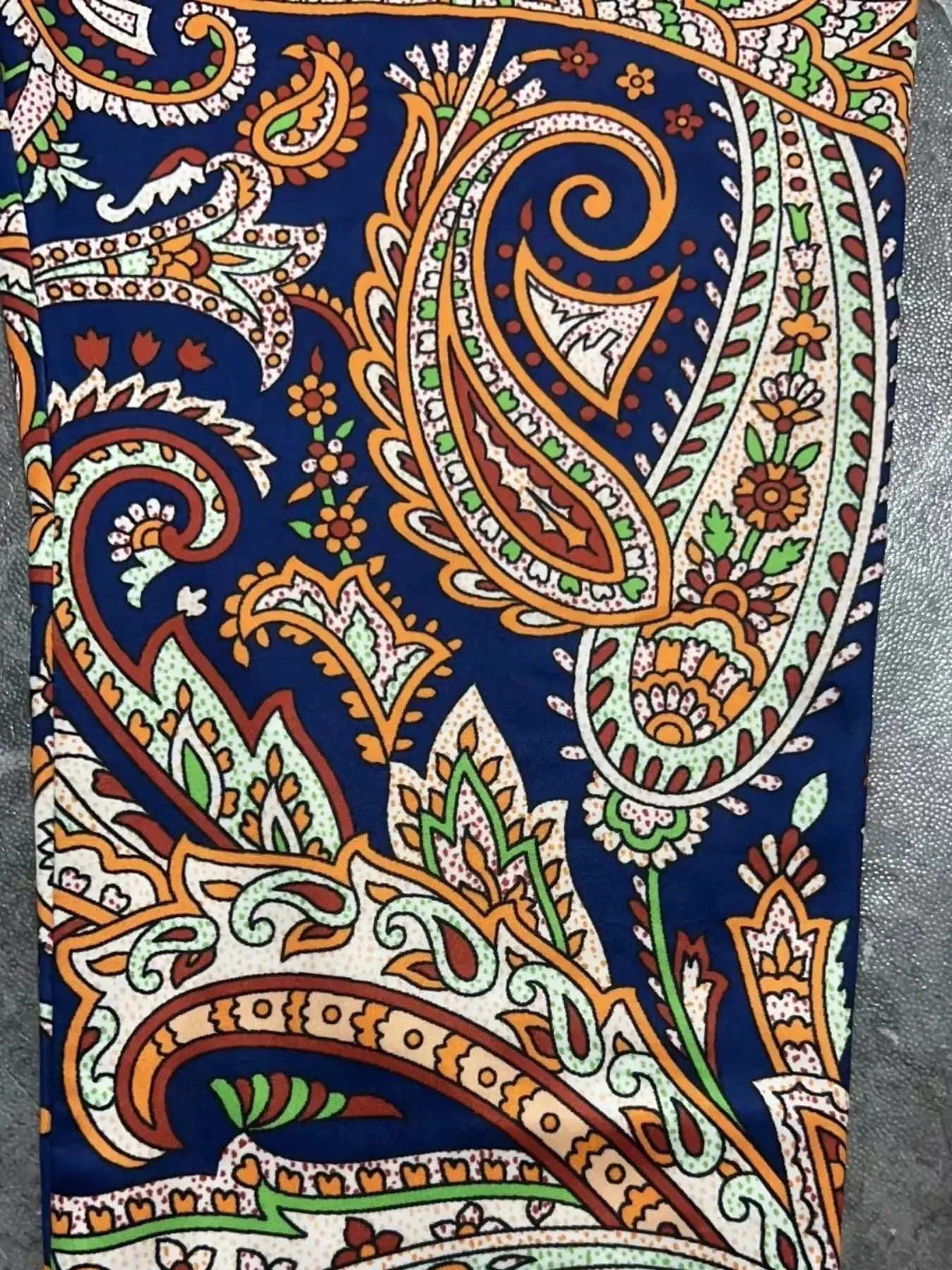 Legging Ramping Tinggi Elastis Gambar Cetak Paisley Boho Fashion Wanita Ukuran Besar 1XL-5XL Legging Komuter Serbaguna Wanita