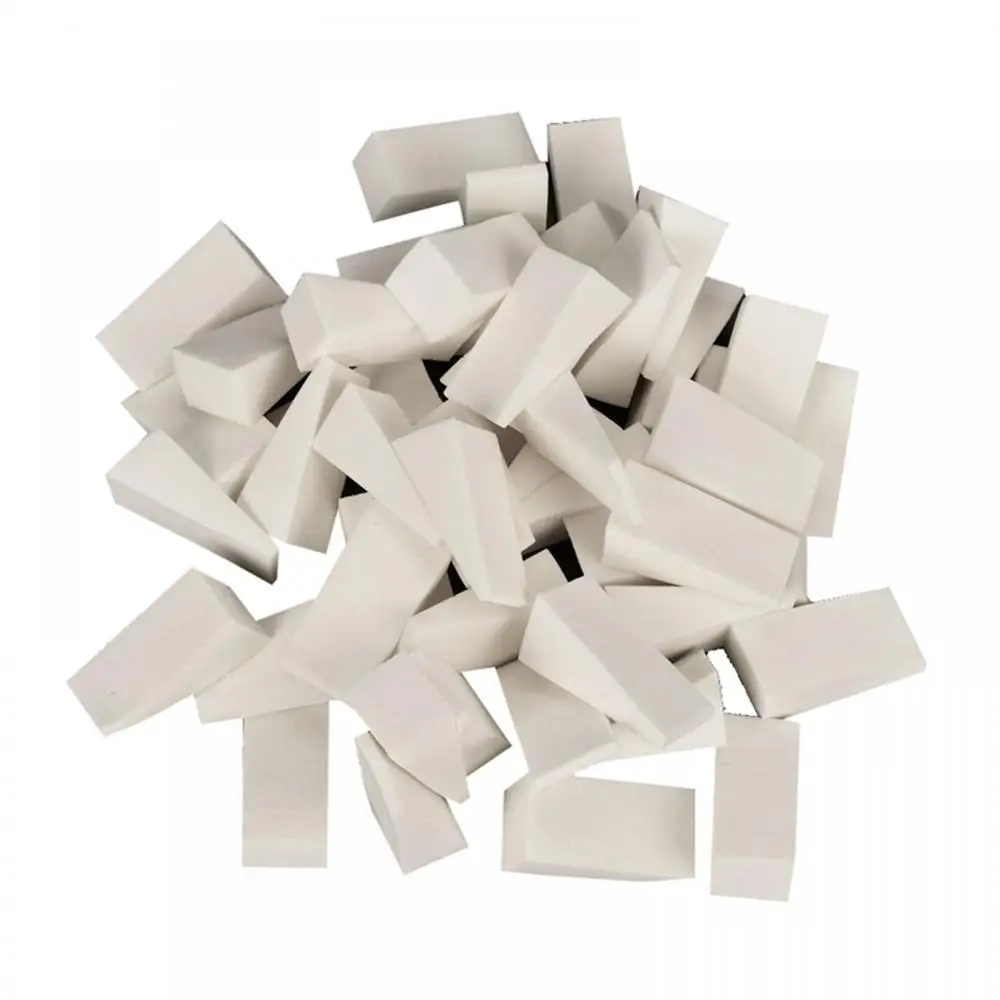 50Pcs Nail Art Disposable Soft Sponge Nail Stampers Gradient Coloring Manicure Tools