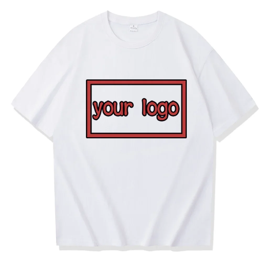 Diy Your Like Photo or Logo Customized Printed Leisure Shirt Custom Drop Shipping T-shirt image 3