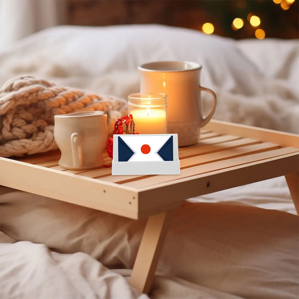 2Pcs Horizontal Card Holder Stand Business Card Display Organizer for Desk Office Greeting Photo Cards Compact Desktop Storage