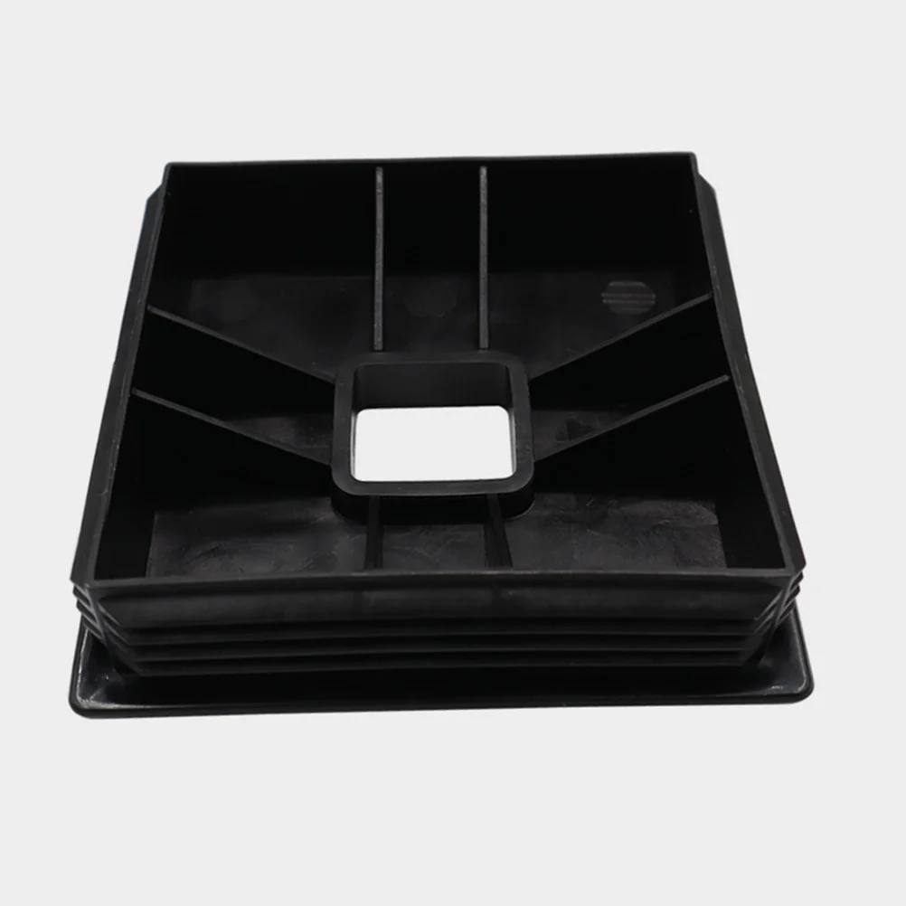 

2pcs Rv End Caps 4 Inch Square Abs Sewer Hose Cover For Travel Trailer Camper Rear Bumper Plug Bumper Accessories