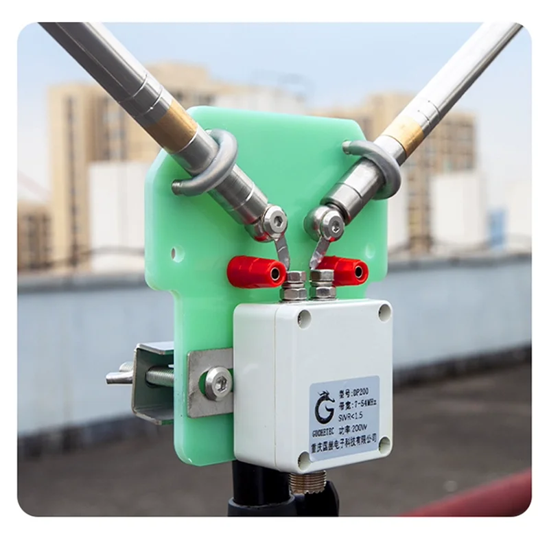 GUOHETEC-Antenne dipôle portable à ondes courtes, Ug 200, 7MHz-54MHz HF, pour la communication, large bande, remplace l\'antenne GP