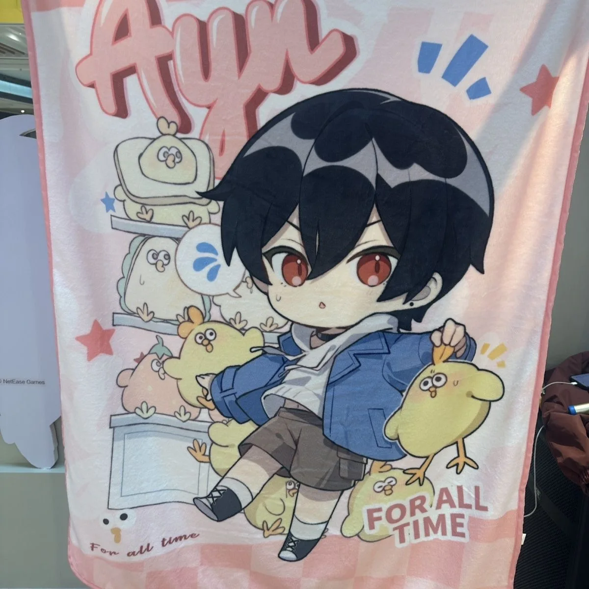 Cosplay in Space and time Painted Traveler MINISO series limited perimeter Q edition blanket