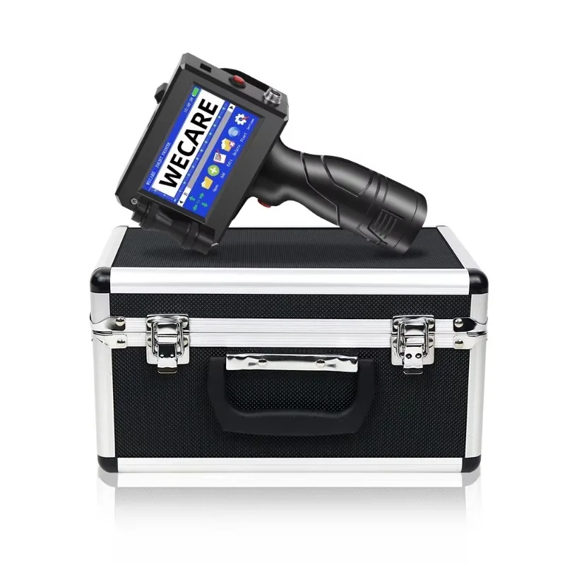 TIJ 2.5 Portable Handheld Inkjet Printer for Expiry Date QR Code Batch Paper Bag Packing Coding