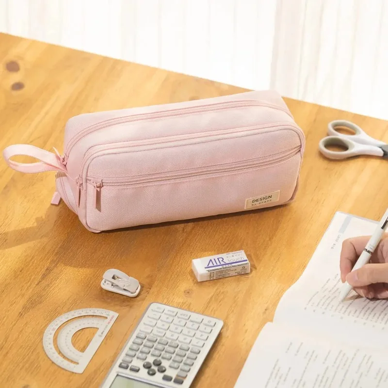 Mehrfach-Fächer-Federmäppchen mit Großer Kapazität - Tragbare Wasserdichte Langlebige Schreibwarentasche für Schule, Büro und Reisen