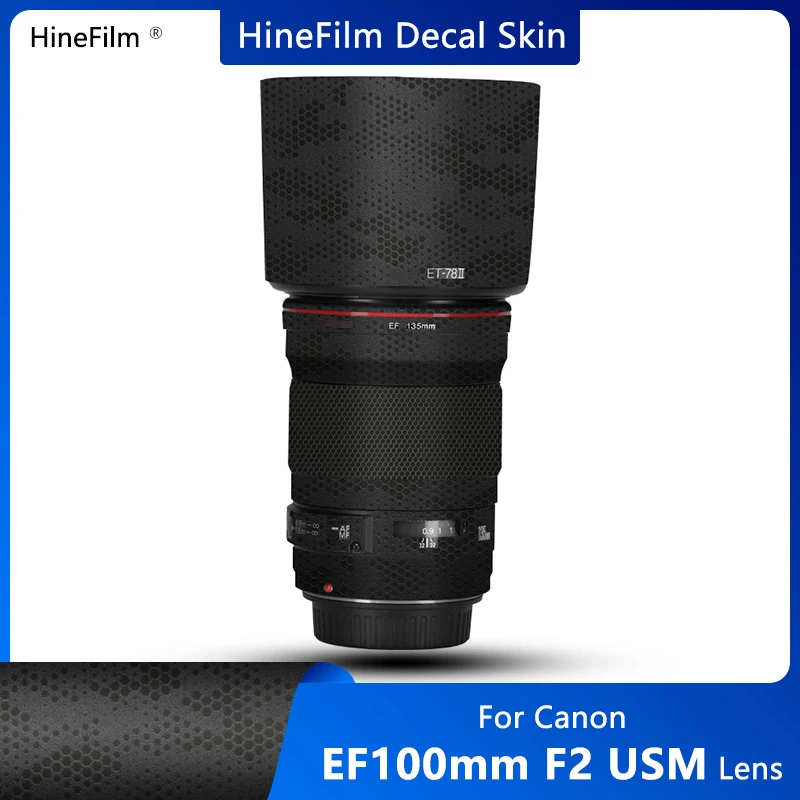 for Canon EF135 F2 Lens Decal Skin Wrap Cover for Canon EF 135mm f/2L USM Lens Sticker 135F2 Anti-Scratch Protective Cover Film