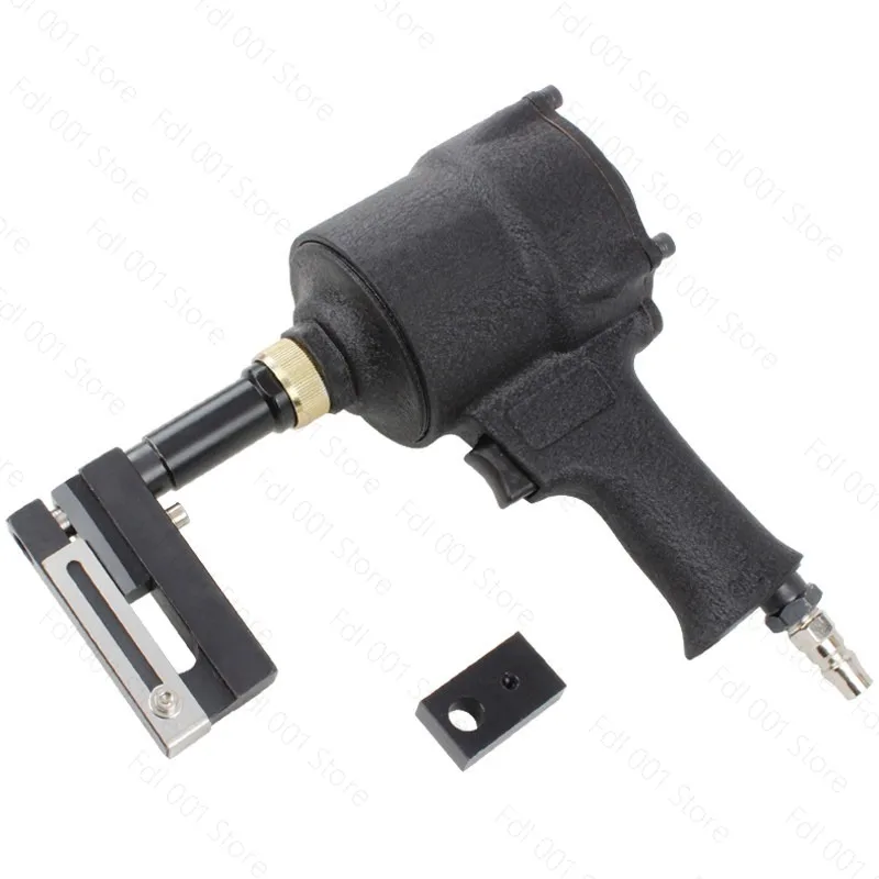 8KGF Industrial Pneumatic Punch Gun Metal Iron Plate round Hole Punch Stainless Steel Advertising Word Air Puncher