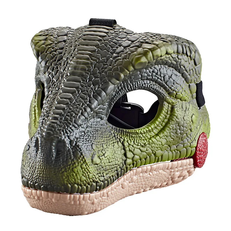 Cosplay máscara de dinosaurio tiranosaurio rex Halloween rápido cabeza de dragón conjunto parodia casco juguete