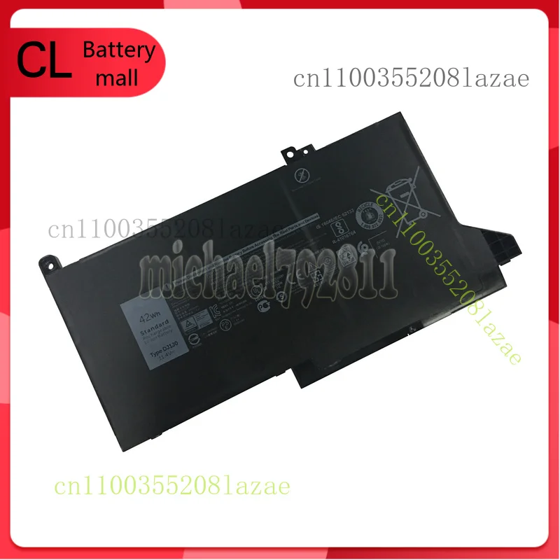 

New DJ1J0 Battery Compatible with for Dell Latitude 12 7000 7280 7480 Series Laptop