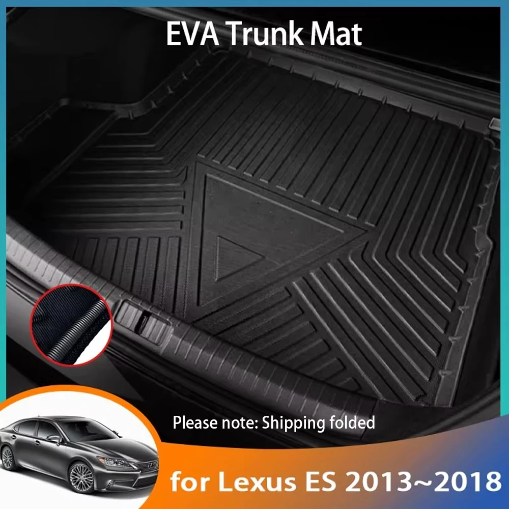 EVA Trunk Mat for Lexus ES 300h 350 240 ES300h 2013 2014 2015 2016 2017 2018 XV60 Hybrid Part Floor Tray Liner Cargo Boot Carpet