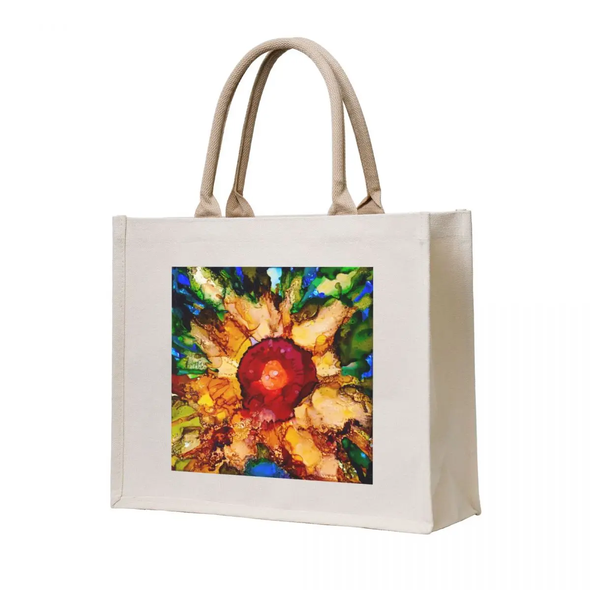 

Blooming Color Tote Bag Reusable bags Cloth bag tote bags men Women bags