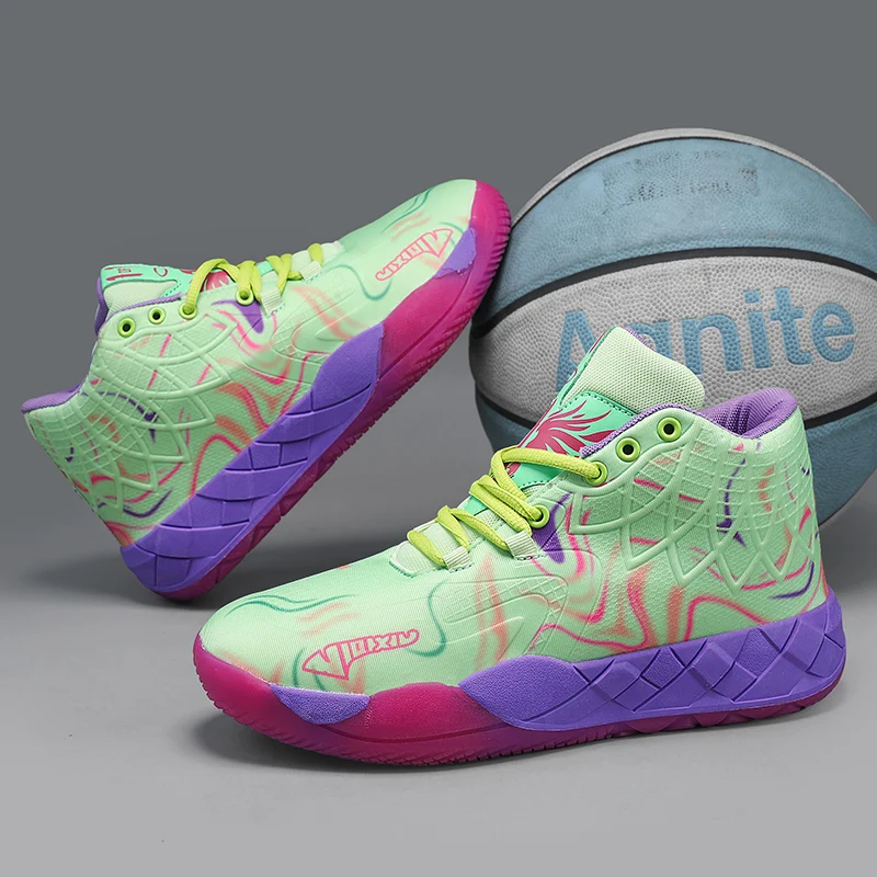 2025 New hot sale breathable non-slip shock-absorbing unisex basketball shoes summer basketball shoes Very good