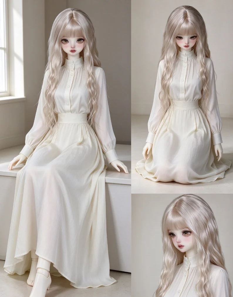 Wigs Doll Wig BJD Accessories Doll Hair, Curly Hair Long Hair 1/6 1/4 1/3 BJD Accessories Free Shipping