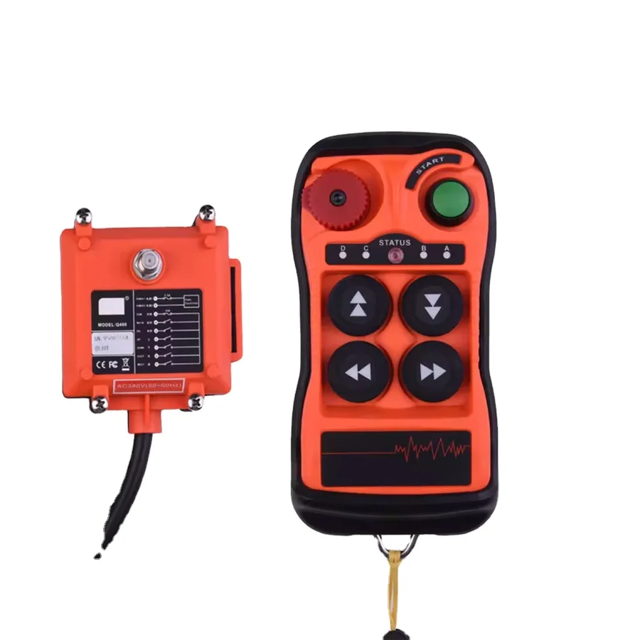 Q400 Waterproof Eot Bridge Crane Radio Industrial Wireless Remote Control For Crane
