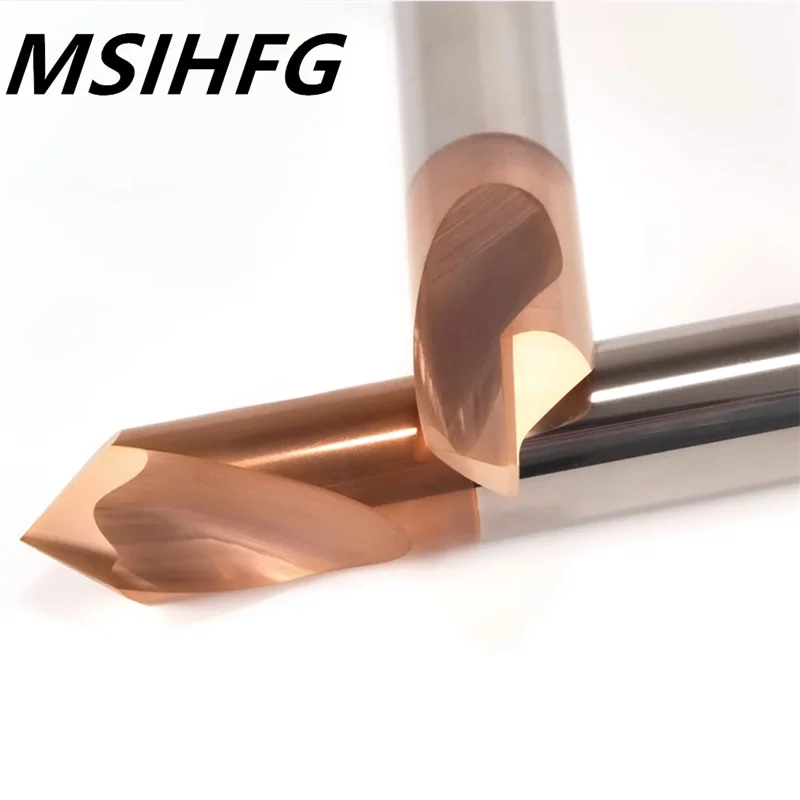 HRC55 Centering Chamfer Cutter Lollipop End Mill Ball Slot Endmill Solid Carbide Cnc Cutter R6 For Steel Aluminum 3D