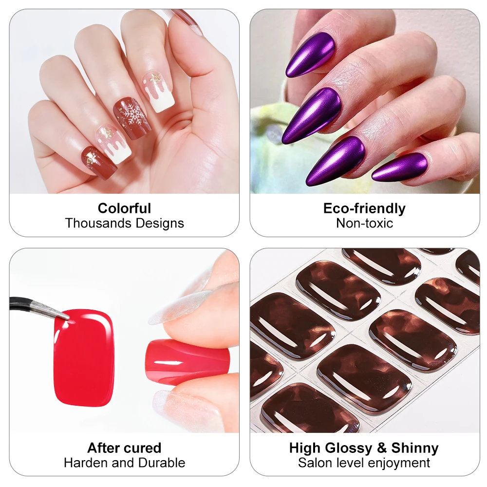 Adesivos de Unha em Gel Semi-C - Uv Lamp Nail Resin avaliação e preço