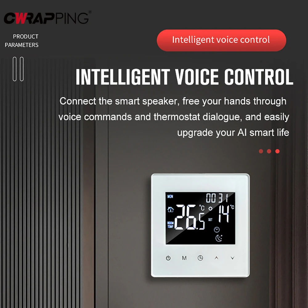 

Внешний термометр, цифровой регулятор температуры, умные вещи, автоматический термостат, Wi-Fi, умный для дома, вспомогательные аксессуары