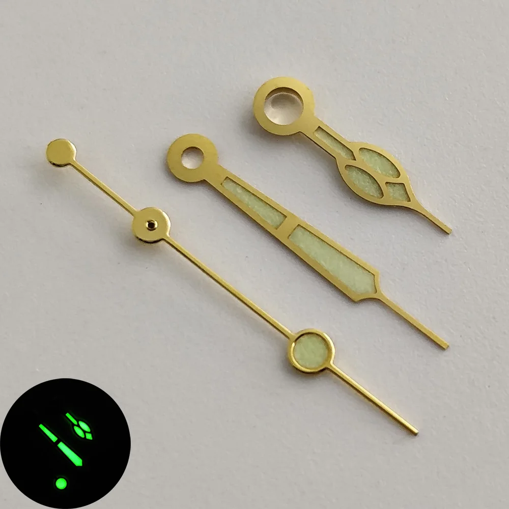 عقارب الساعة NH35 متوافقة مع ملحقات ساعة اليد الفضية/الذهبية الأوتوماتيكية NH35