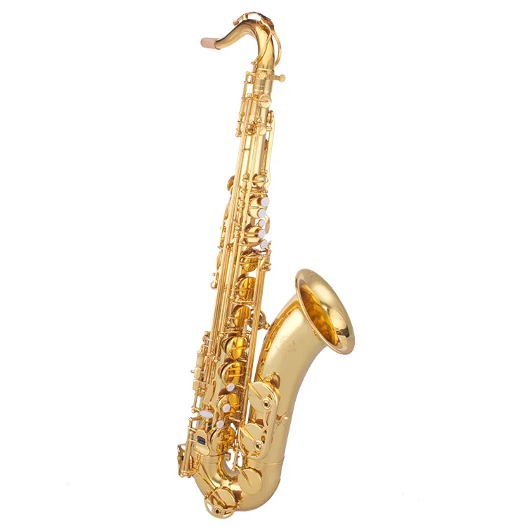 

Латунный ветровой инструмент с Золотым Лаком Bb Tone тенор Sax