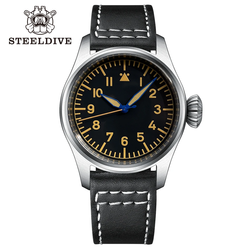 

STEELDIVE Official SD1928A Luxury Fully Automatic Mechanical Men's Wristwatch Swiss Super Luminous NH35 Movement 200M Waterproof