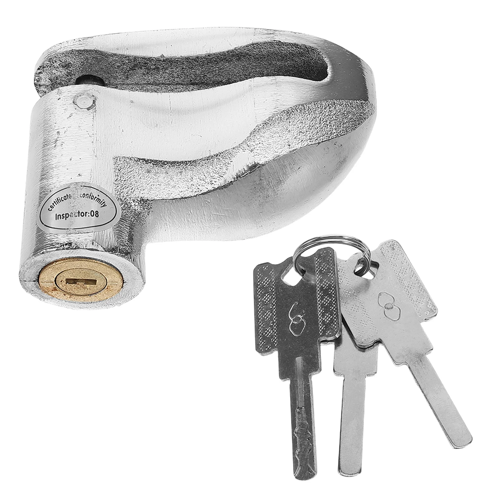 

Compact Sleek Brake Lock Alloy Steel Material Motorcycle Bikes Scooter Fast Convenient Daily Use Highsecurity