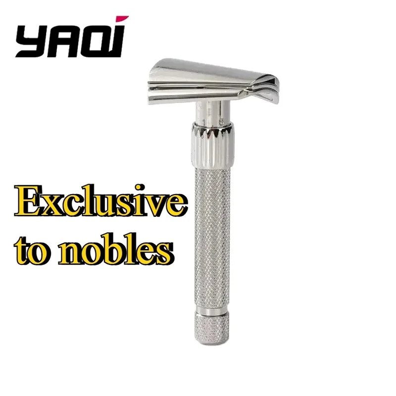 YAQI Torqx Birthday Gift For Boyfriend Stainless Steel Slant Adjustable Safety Razor Beard Shaver Collectibles