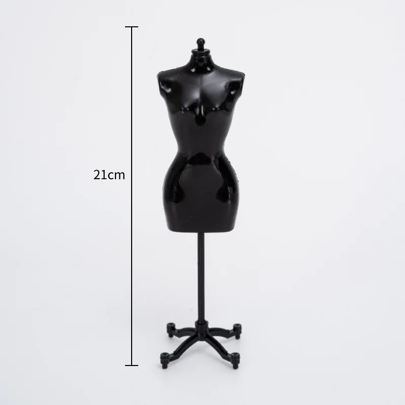 

1 Pcs 21cm Dress Clothes Mannequin Model For Doll DIY home decor Women Garment Doll Dress Stand Accessories Display Stand Holder