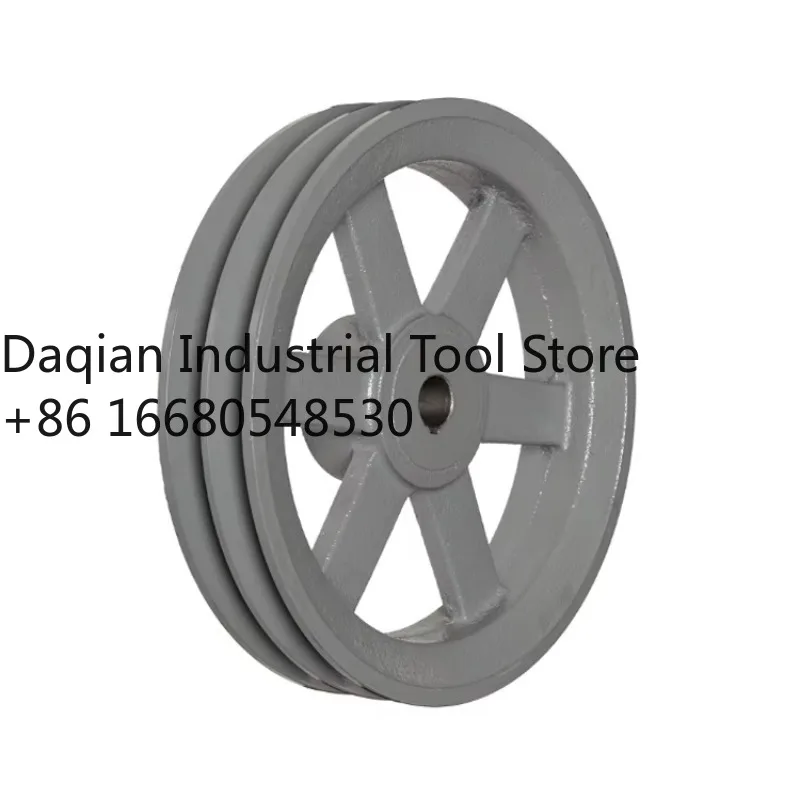 3dsAK BK 2 groove Pully Wheel  V Belt Pulley Cast Iron Sheaves