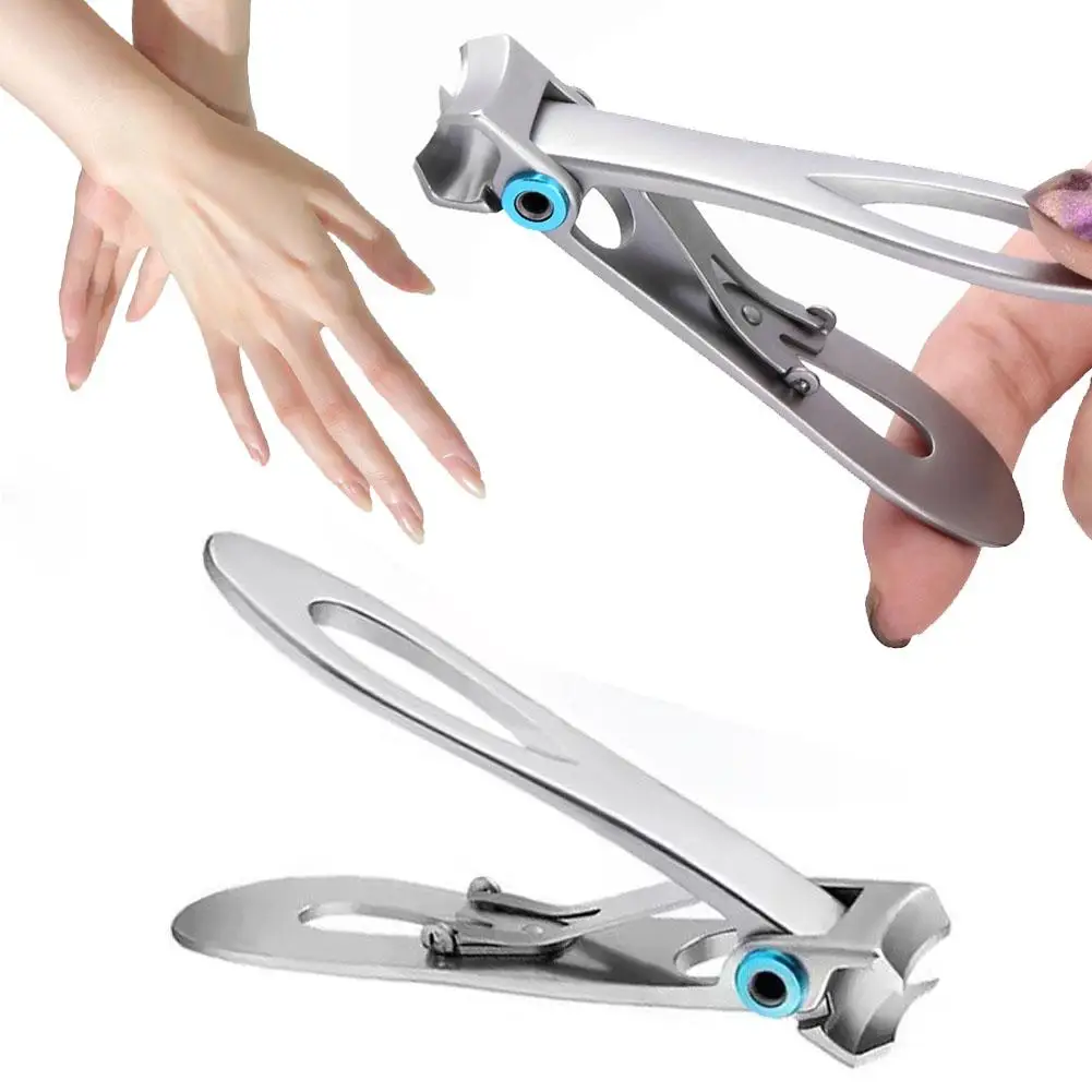 1 stücke Nagel Clippers Stahl Breite Kiefer Öffnung Zehennagel Fingernagel werkzeuge Eingewachsene Harte Maniküre Dicke Schere Cutter M8Z8