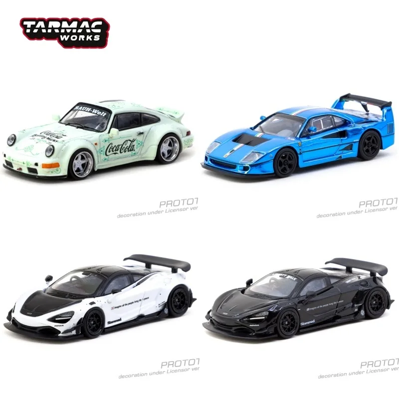 [PreSale] Tarmac Works 1:64 GR YARIS Rally i20 N Lancia Delta RX7 FC3S EVO VI Fuso EVAR RWB964 F40 720S Diecast Model Car