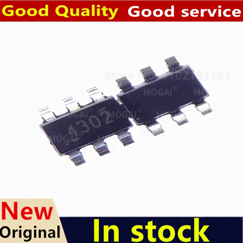 (10piece)100% New TPS54302DDCR TPS54302 54302 4302 sot23-6