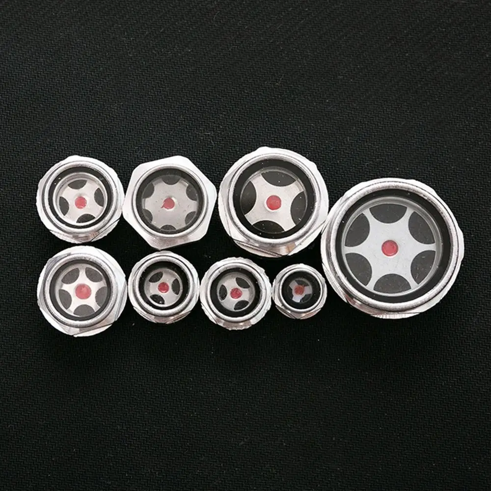 

1 шт. Алюминиевое смотровое стекло для измерения уровня масла G1/4, G3/8, G1/2, G3/4, G1, G1-1/4, G1-1/2 BSP NPT с наружной резьбой, из закаленного стекла