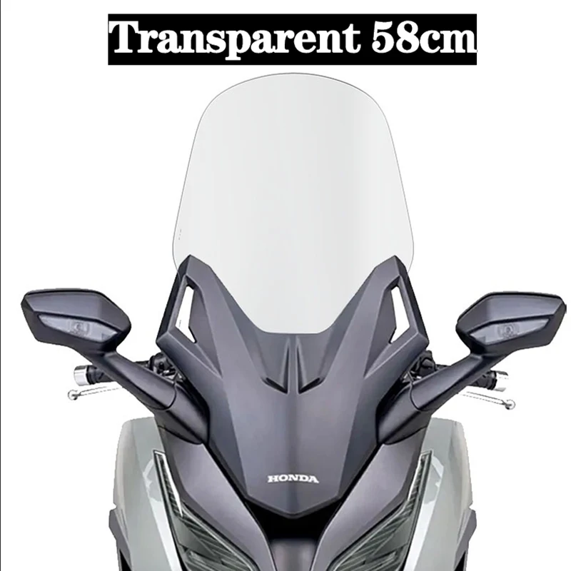 For Honda NSS350 Forza350 Motorcycle windshield Modification widened and raised front windscreen Liftable air deflector image 3