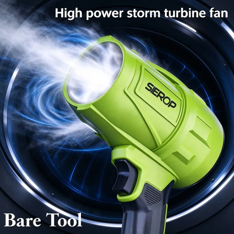 Efficient Leaf Blower Bare Tool Vehicle Snow Accumulation Dust Powerful Blower Courtyard Fallen Leaves Clean Cleaning Tools