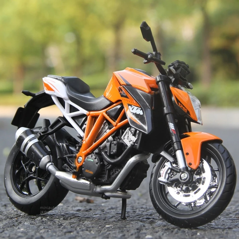 Maisto 1/12 KTM 1290 슈퍼 듀크 R 헤비 로코모티 시뮬레이션 합금 오토바이 모델 충격 흡수기 컬렉션 장난감 자동차 선물