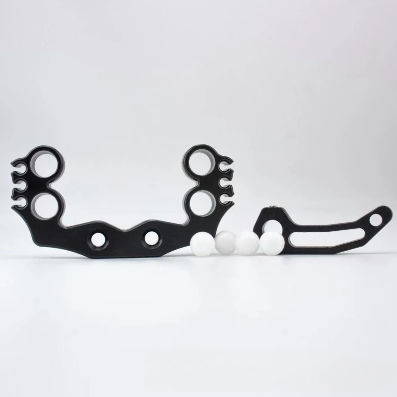 8-strand Round Leather 4-strand Flat Leather Aluminum Alloy Material with Pedal Dual-purpose Bow Head 3212