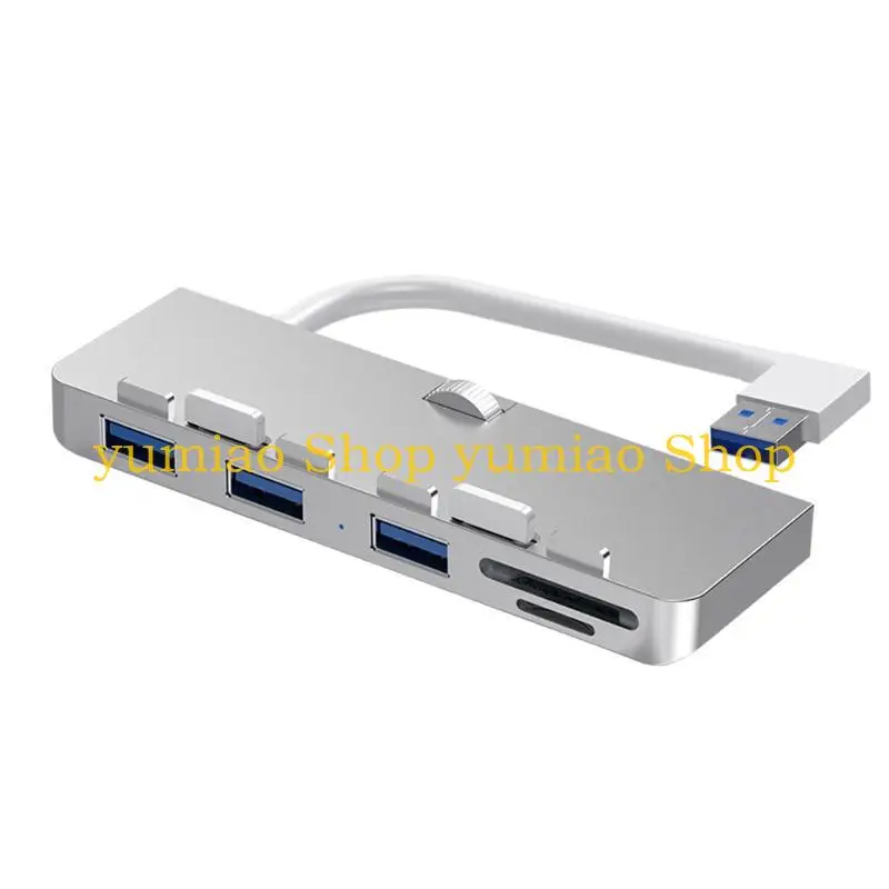 

587B Type C/USB3.0 Hub Docking Station USB3.0 5Gbps Splitter TF Fast Card Reader