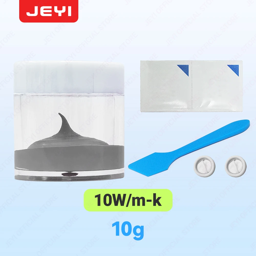 JEYI 10g Wärmeleitpaste 10W/m·K Hochleistungs-Silikon-Wärmeleitpaste, Wärmeleitmittel für PC-CPU-GPU-VGA-Laptop-Kühlkörper – Detail 6