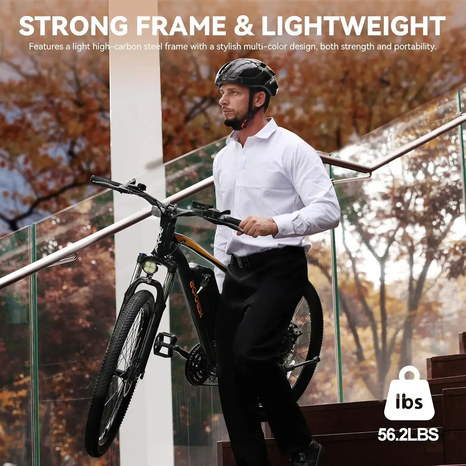 Apex Electric Bike for Adults, 21-Speed Electric Mountain Bike with 1200W Peak Motor, 20+MPH Top Speed, 48V Removable Battery E