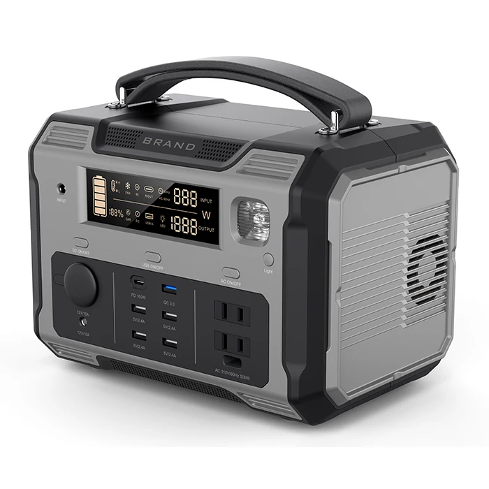Easy to Carry Solar Generator N036 Portable Battery Power Station 500W