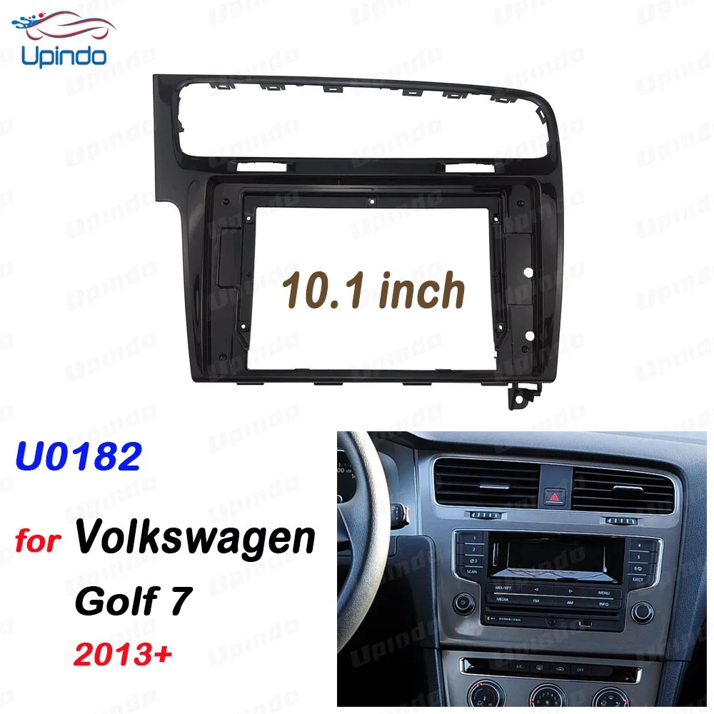 

Для Volkswagen Golf 7 2013 + 2 DIN 10,1-дюймовый Android автомобильный радиоприемник с лицевой панелью, комплект приборной панели