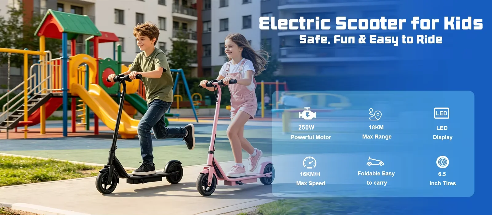 JUICEASE Kid65 Kinder-Elektro-Scooter mit Smart-App-Steuerung, faltbarer Mini-E-Scooter mit 6,5-Zoll-Reifen, 36V5.2Ah Lithium-Batterie, lange Reichweite, sicheres Fahrvergnügen, Scooter-Geschenk für Jungen und Mädchen. – Detail 7