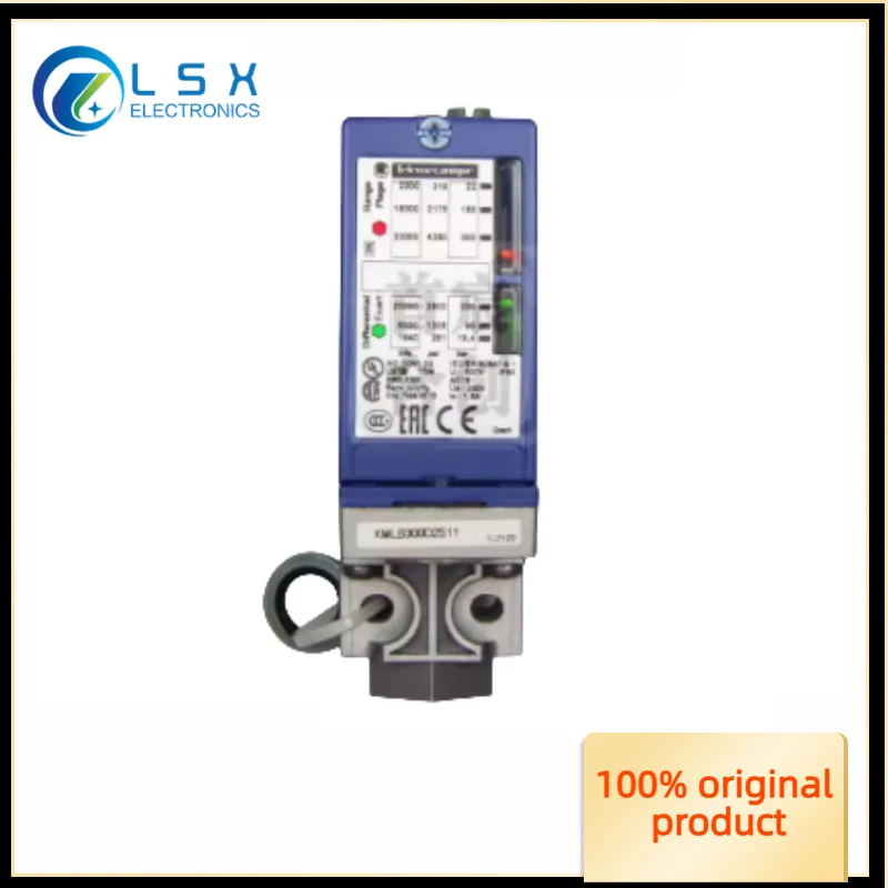 100%NEW ORIGINAL XMLB300D2S11 pressure switch XMLB 300 bar - adjustable scale 2 thresholds - 1 C/O