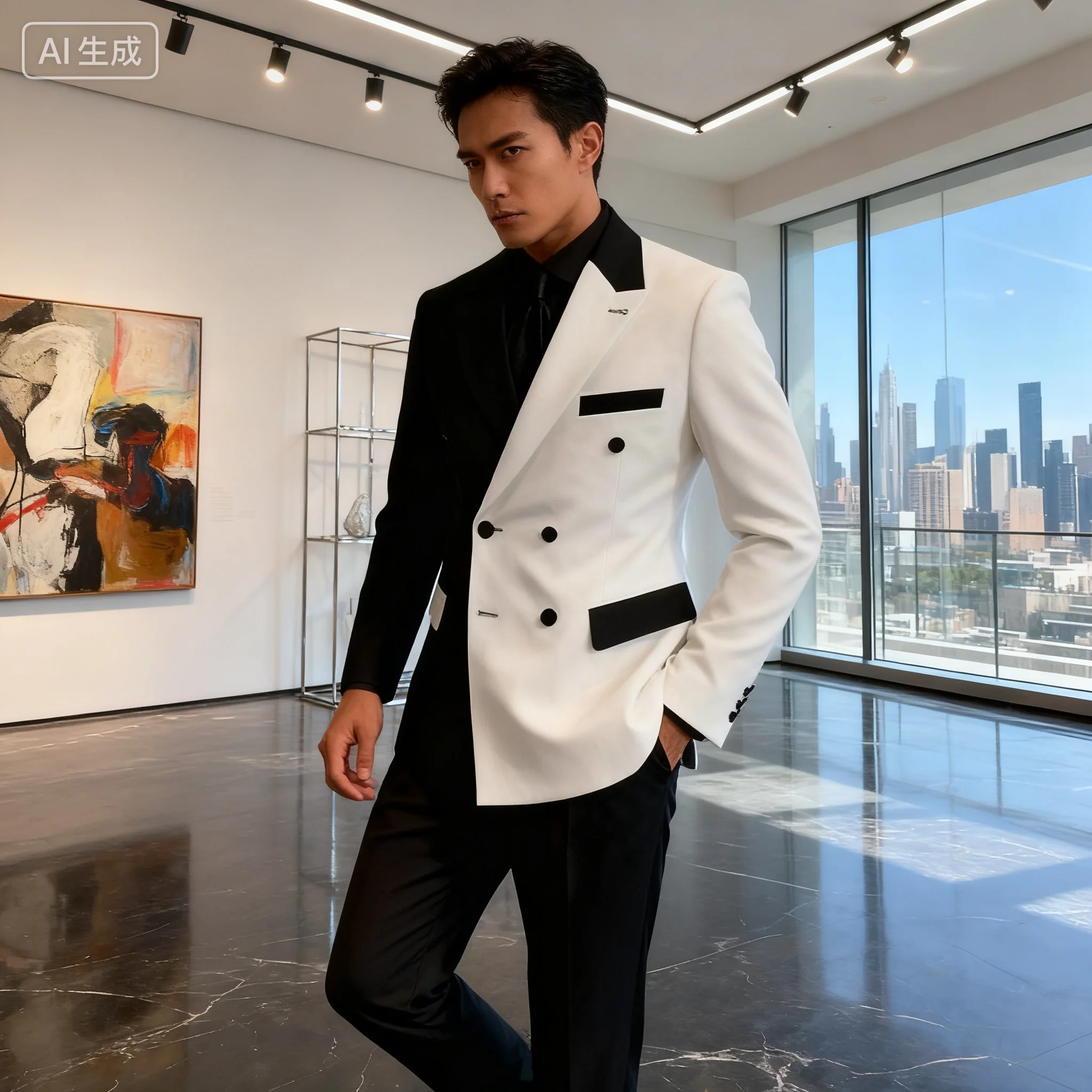 スリムフィット ウェディングタキシード メンズ ピークラペル ダブルブレスト ブレザー スーツ フォーマル ビジネス ウエディングスーツ 結婚式衣装