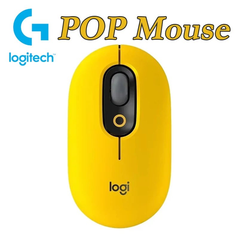 

Logitech POP MOUSE Беспроводная Bluetooth-мышь для нескольких устройств Портативная офисная/домашняя мышь M350 с длительным сроком службы батареи
