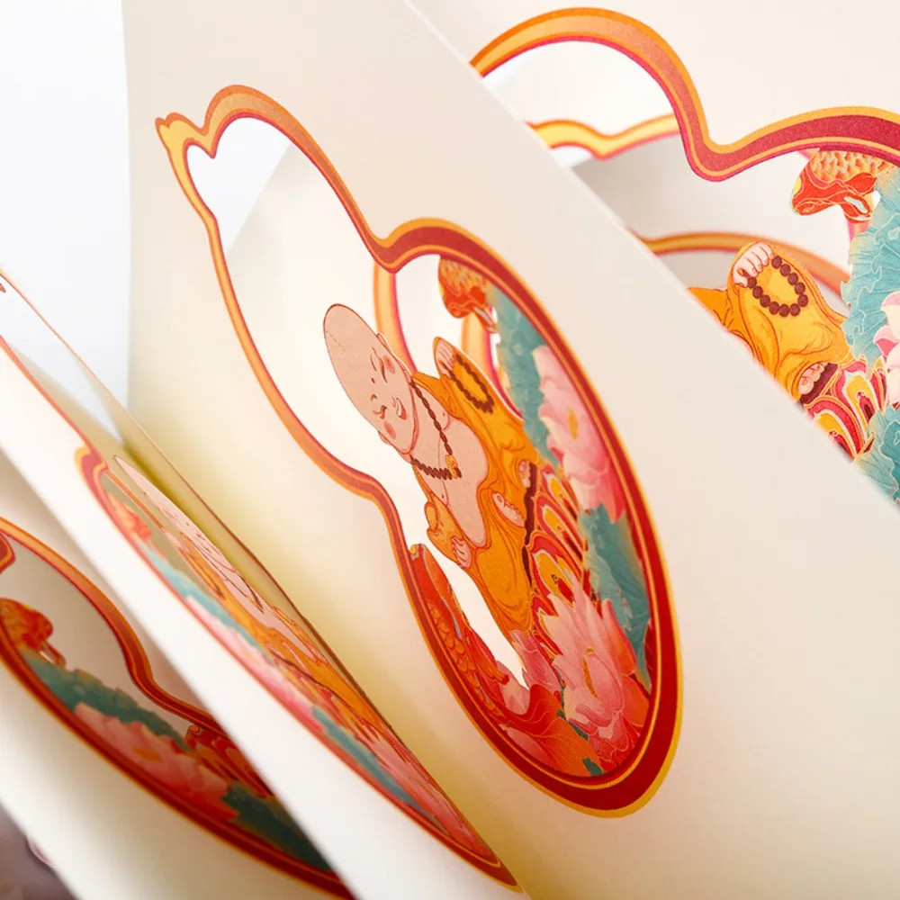 Lucky Streak Культурная и креативная резьба по бумаге Блокнот Волшебный бумажный дом 3D Стерео резьба по бумаге Ручной аккаунт